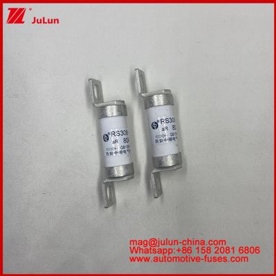 Baterai, Motor RS308-HB 16A 550VDC Fuse Keramik Automotive Storage Dengan Tegangan Nominal AC690V/DC550V Dan Metode Pemasangan