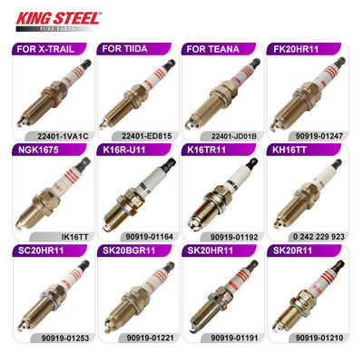 Kingsteel Autoparts HILUX RAV4 Yaris LEX USCar Pemasok Busi Iridium Sistem Mesin Otomatis BKR6EGP Untuk Toyota Corolla Camry
