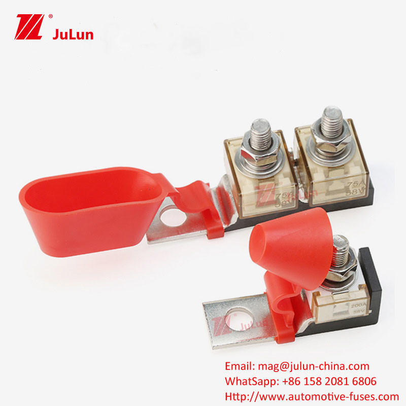 Rv Baterai Kolom Energi Baru Kendaraan Listrik Penyimpanan Listrik Camper Square MRBF Fuse Holder Pool Fuse Holder