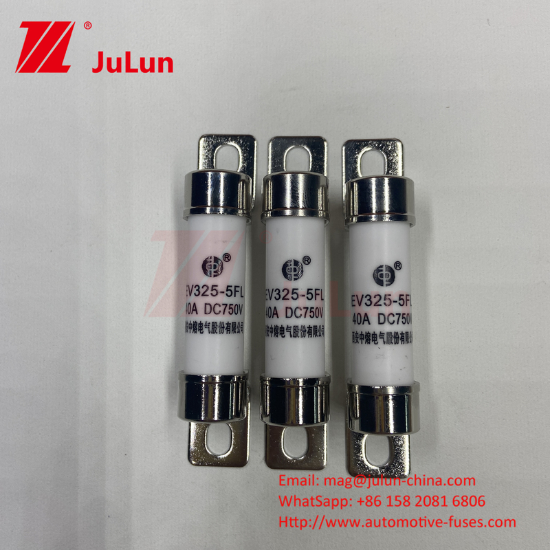EV Automobile Energy Storage Lithium Battery Pack Power Distribution Fuse EV325 5FL Suhu Tinggi 20A 25A 30A 40A