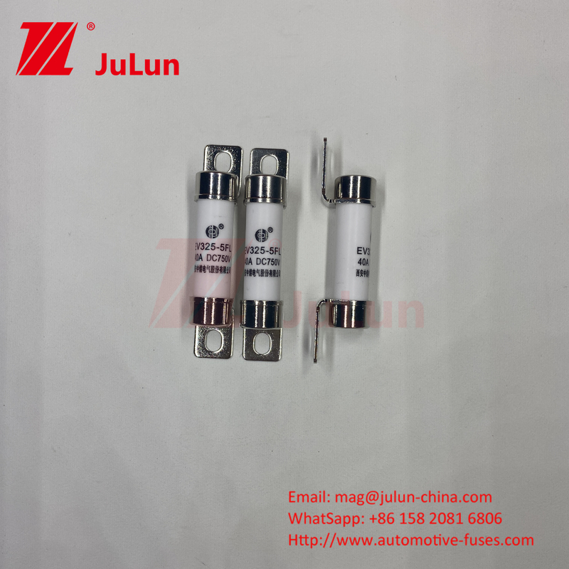 Fuse yang disematkan untuk kendaraan listrik Fuse penyimpanan energi EV Fuse 40A Fitur Konstruksi yang disematkan Secara khusus