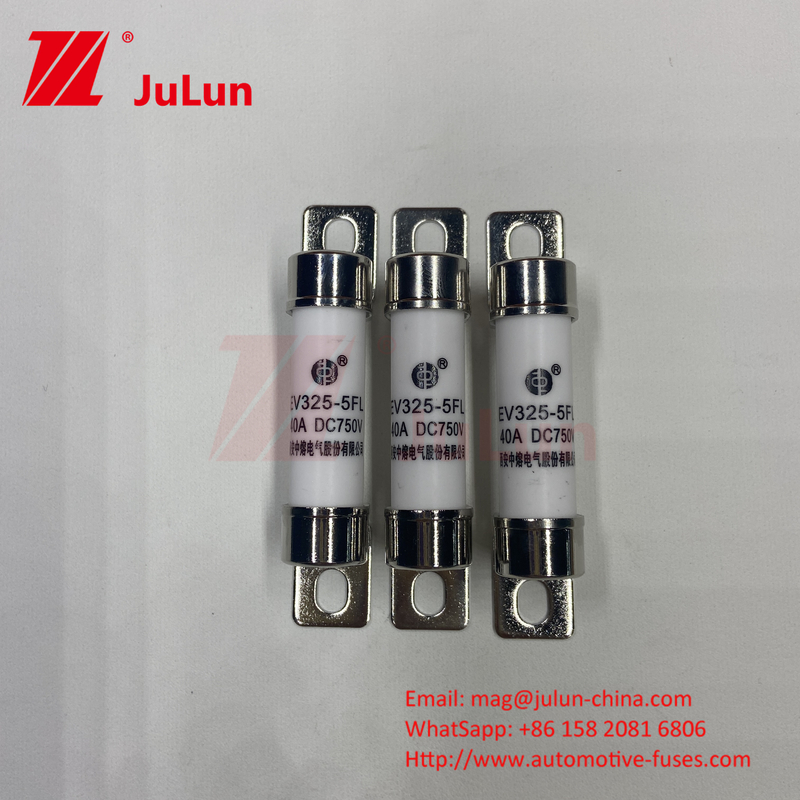 EV Fuse Boxed Embedded Untuk Sistem Traksi Kendaraan Listrik 750VDC 25A 30A 40A 50A 14*51 Ues Untuk EV325 Car Charger