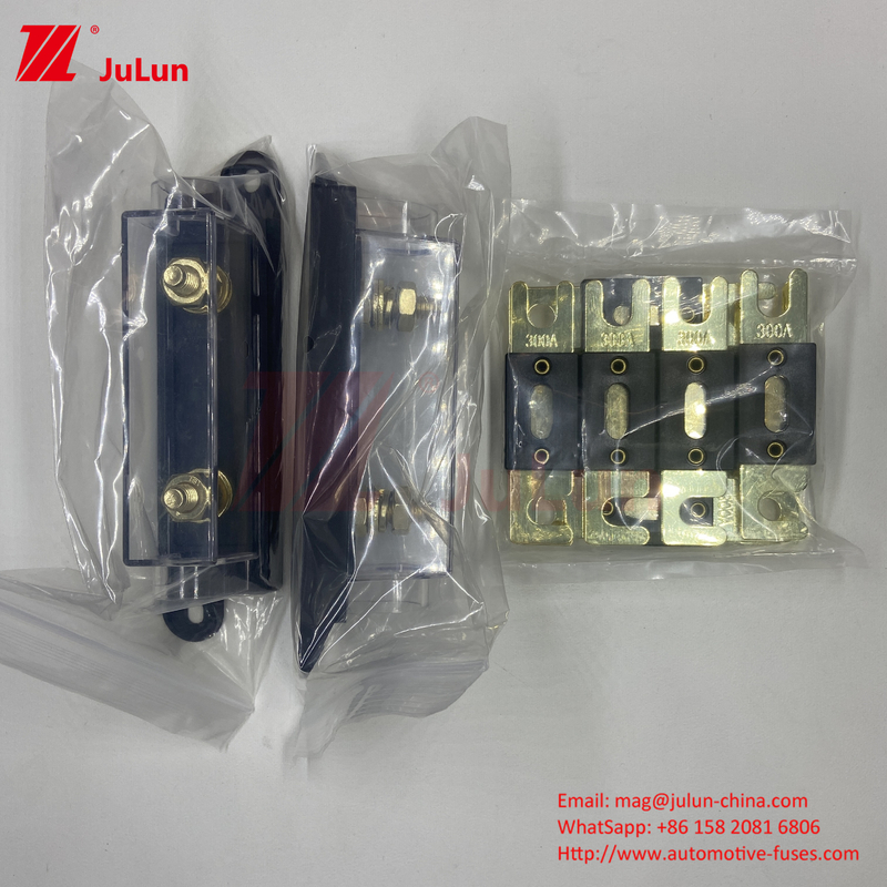 0298 Series Pin Type Fuse 0298125 Pemegang Fuse Mobil Transparan Resistensi Tabrakan Tinggi