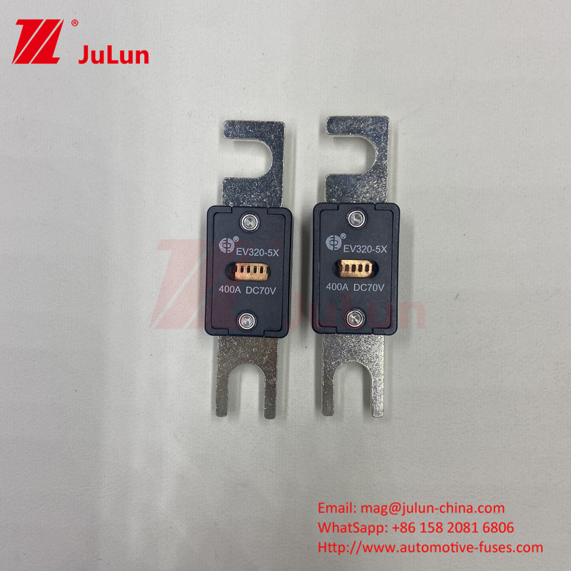 TESLA 70VDC EV320-5X 5C Tegangan Nominal Fuse Kendaraan Listrik M6 Bolt Type 225A