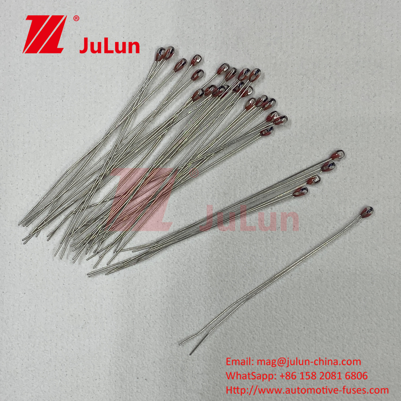 MF52 Drop Head 60K±3% 30K±1% Blackhead kecil NTC Thermistor Epoxy Resin