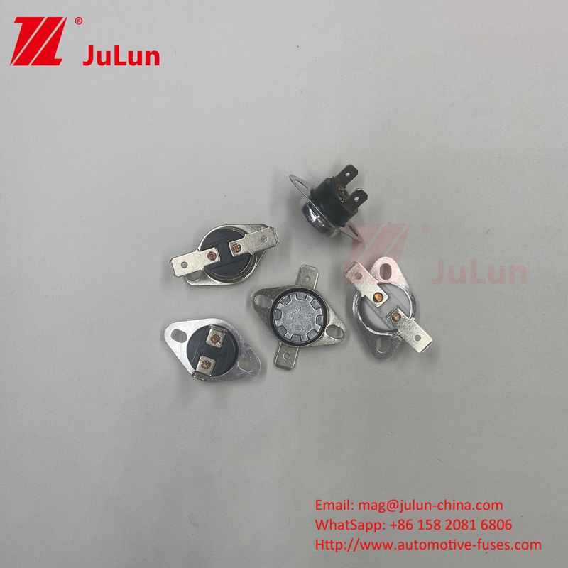 Bimetal KSD301 10A 250V Termostat Aksi Jepret Disk, Sakelar Kontrol Terbatas Suhu Rendah H31 250V 10 13C