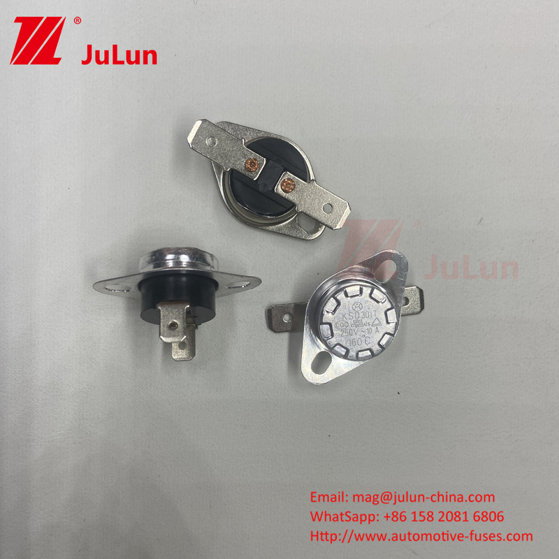 KSD301 KSD302 Suhu yang diaktifkan pada Switch Off Manual Reset Type RoHS Disetujui