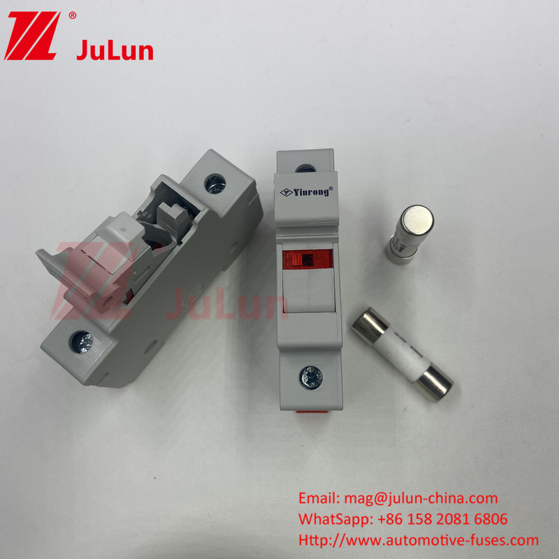 Fuse PV Surya Untuk Proteksi Kotak Bus Fuse PV DC 1000V 6A 10A 15A 20A 25A 30A Tegangan Tinggi Untuk Surya