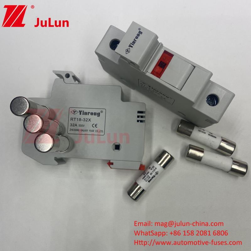 1500VDC High Voltage Solar Fuse Marine Solar Fuse untuk Solar Photovoltaic Inverter
