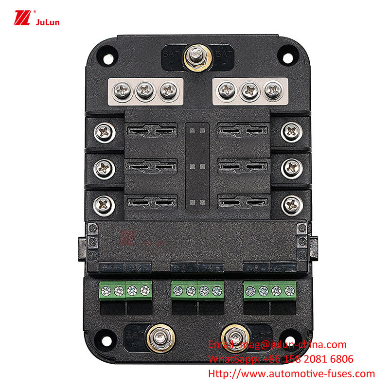Heavy Duty Automotive Parts 30A-500A Motorcycle Resetable Circuit Breaker Untuk Bolt/Bolt Fuse Rated Voltage 32V Circuit P