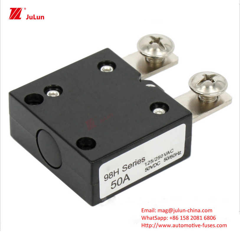 Eu UL Single/Bipolar 30A-500A Nylon Housing Fuse Holder Wide Temperature Range Automotive Fuse Box/Holder (-55 ° C hingga 12