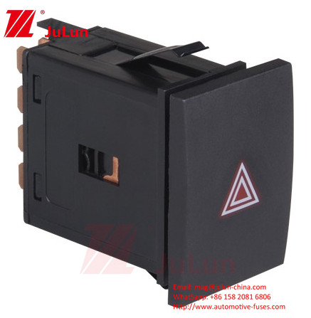 Pemberitahuan Switch Key 377953235 DNI2120 Peringatan Sinyal Peringatan Ford Truck BC45-13A350-BA 12V 24V