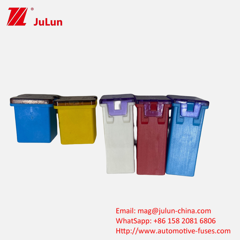OEM Blade Fuse SBFC J FLF N Untuk Kendaraan Jalan Fuse Mobil Listrik Khusus Littel Mobil Square Fuse 32V 58V