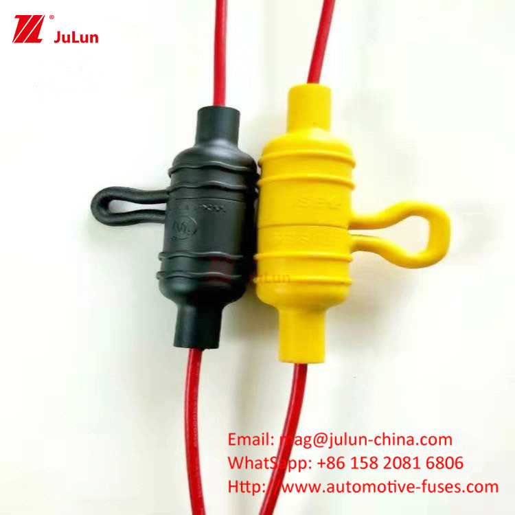 30A-500A Bolt Fuse Holder Dengan Satu / Dua Kutub Untuk ANS / MIDI Small Good Automotive Circuit Breaker