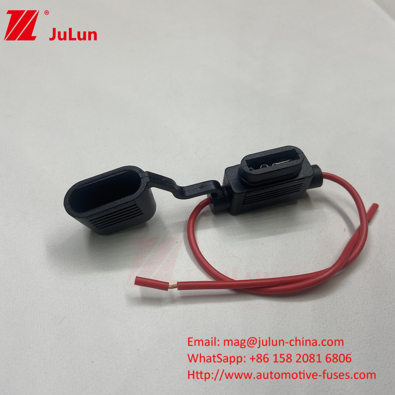 20A Low Voltage Fuse Holder Karton Fuse Seri Merah / Hitam