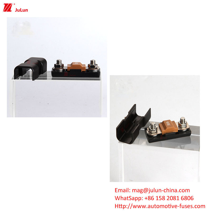 Dimensi eksternal suku cadang otomotif Standar UL UE Dan pemegang sekring/kotak Untuk 30A-500