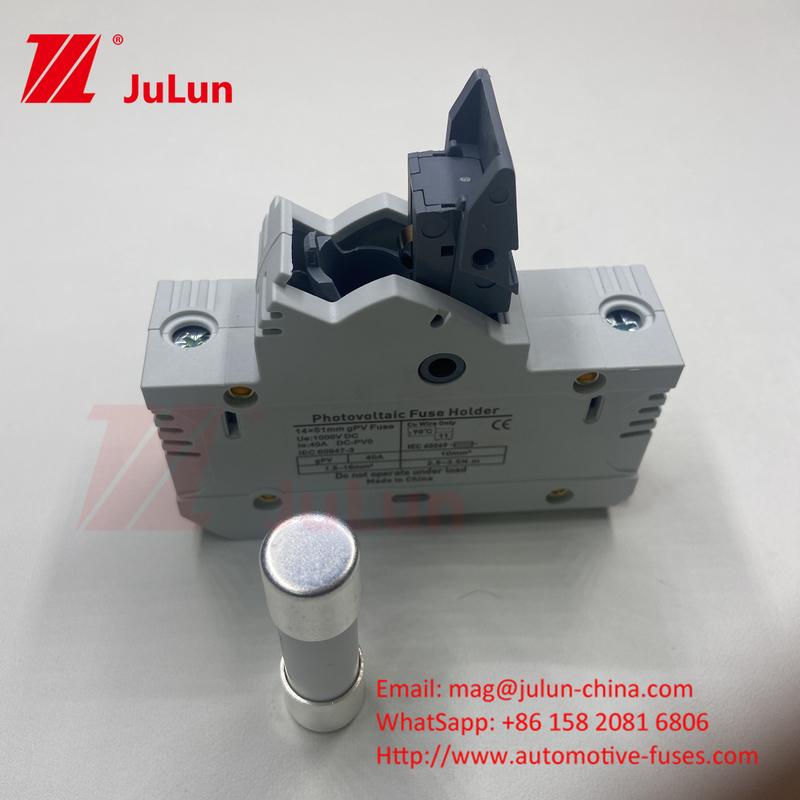 1000V 1500V 500V Solar PV Fuse 14x51mm Fuse Holder RT18W-32 22*58mm 1000DV Photovoltaic