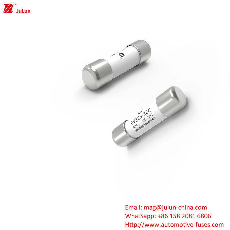 SINOFUSE 750VDC 20KA Tegangan Flat Head Bolt Screw Fuse Kendaraan Listrik
