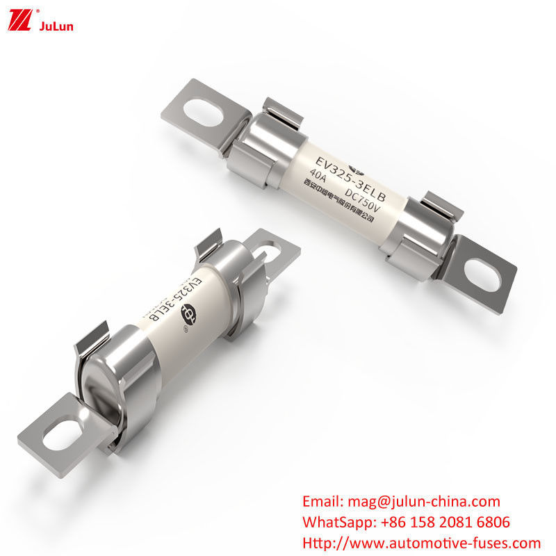 750V EV Fuse Charge Dilindungi 3 Fase Ukuran 3 Fuse Holder Untuk Mobil
