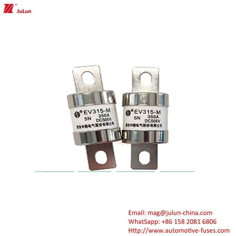 EV Bolt Sekrup Tegangan Daya Listrik Fuse 150A-500A 250A 300A 400A 500VDC Perindustrian 500V 20KA Perlindungan