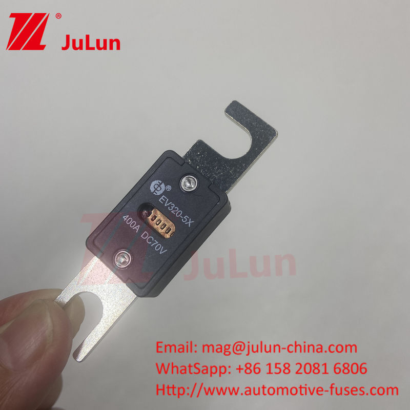 EV320-5X 80A 100A 125A 150A 175A 200A 70VDC EV Fuse Untuk Perlindungan Sirkuit Singkat yang andal