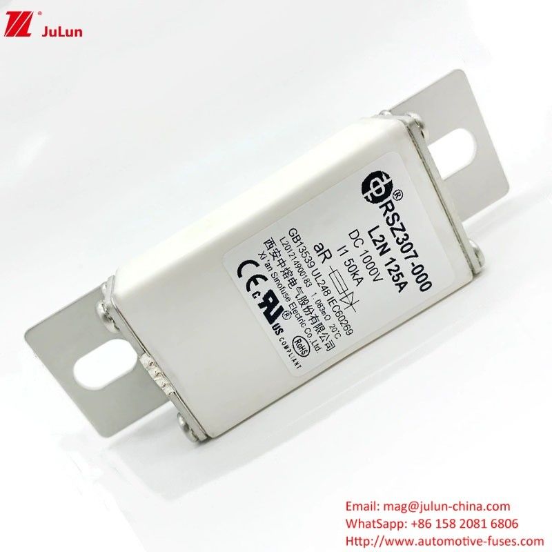 RSZ307 Bolt On Terminal Type EV Charger Fuse dengan Karakteristik Fusing Menengah