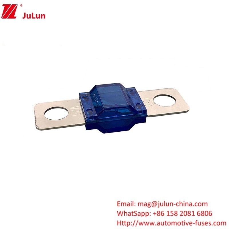 32V-72V 3KA-200A Screw M5 Small Round Hole Square Plug Fuse untuk Kendaraan Listrik