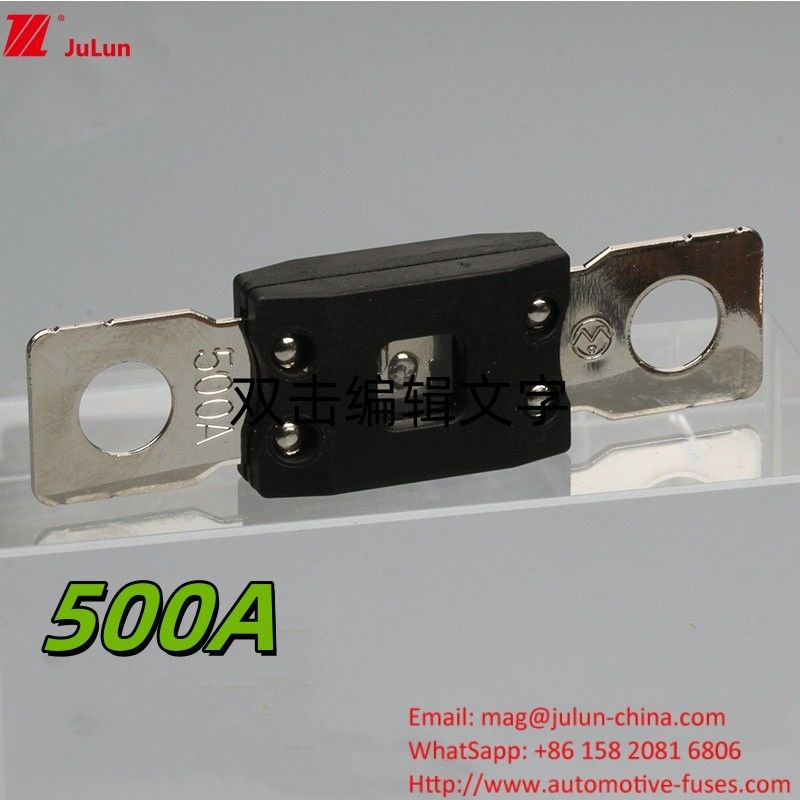 Fuse Perlindungan Kendaraan Listrik 500A untuk Sistem 32V/48V/72V dengan Sekrup M8