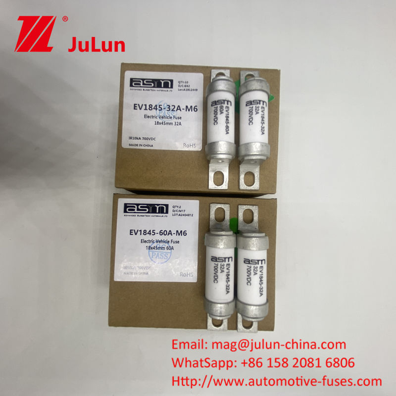 60A 80A 100A Tegangan 700VDC 10KA Kapasitas Putus DC Fuse 5-150A