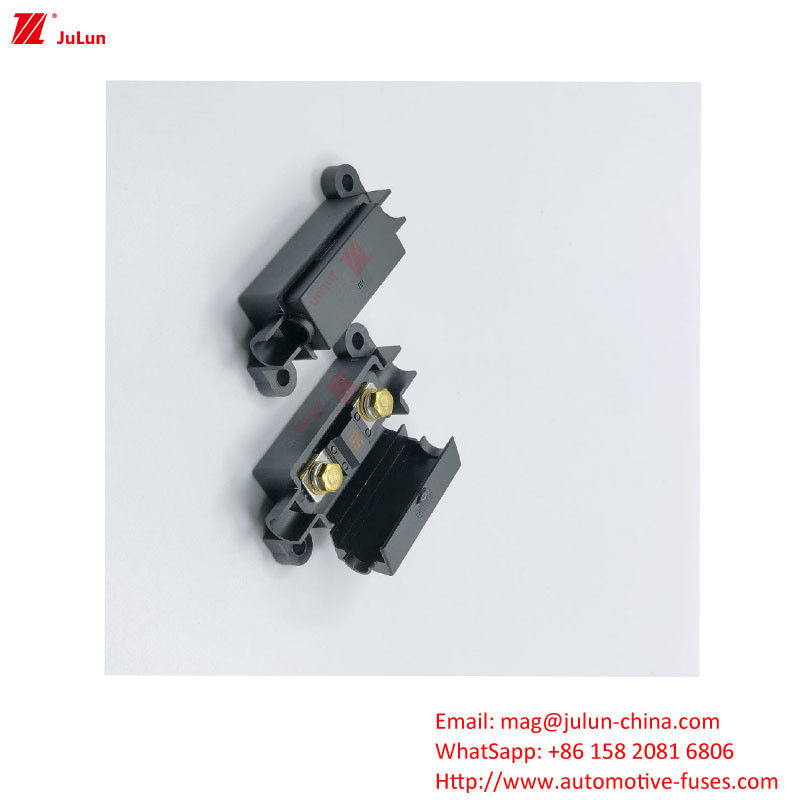 Bolt / Bolt Type 30A-500A Car Fuse Holder Untuk Perlindungan Sirkuit Bipolar Otomotif