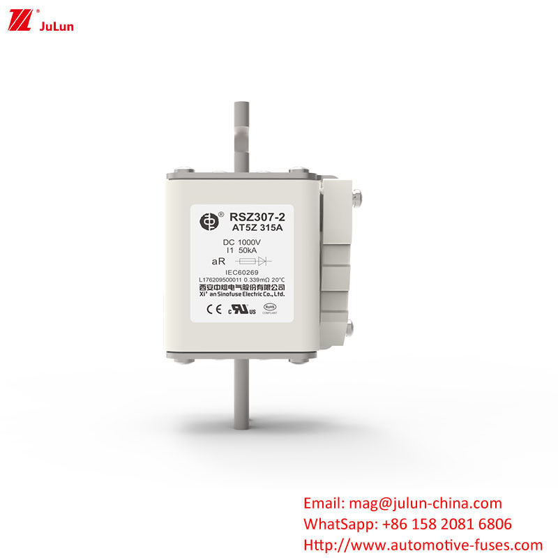 DC 1000V 315A Solar PV Fuse untuk panel yang tahan lama Mount PV String Protection
