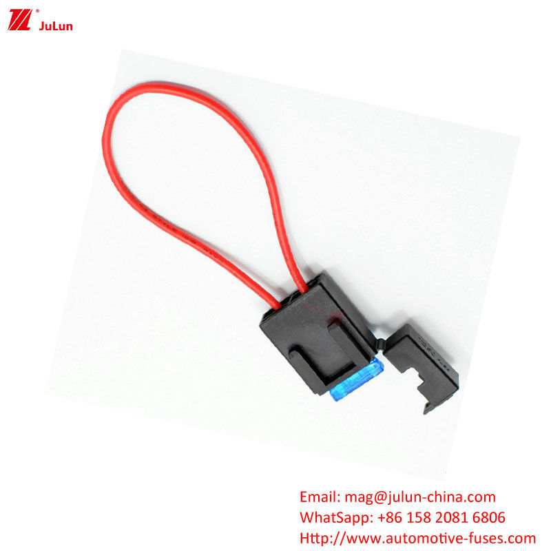 Eu UL30A-500A Pemegang Sekring Otomotif Tembaga Untuk Sekring Bolt / Bolt 32V Satu kutub Dua kutub