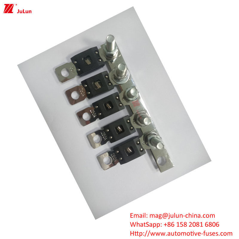 250A Berkualitas EU UL Sertifikasi Plastik Shell Fuse Holder Untuk EV Bus Dan Perlindungan Circuit Kapal