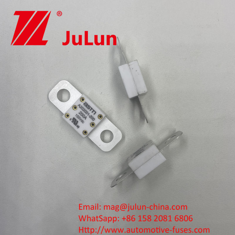 A202001-350A 150VDC ASTM Keramik Automotive Fuses untuk Car Charger dan Sistem Pengisian Mobil