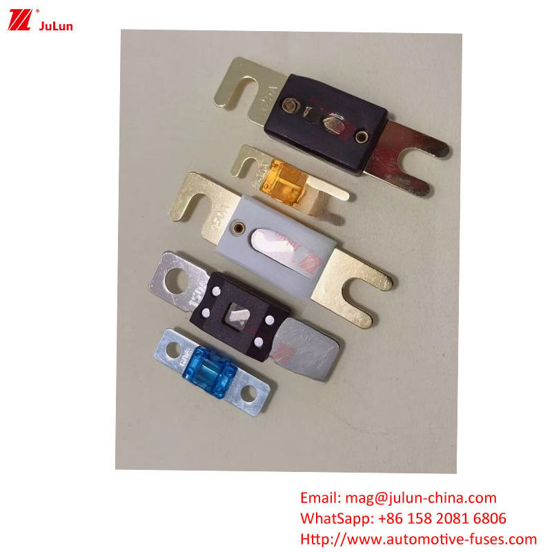 50-500A Nominated Current Automotive Electronic Circuit Protection Accessories for Fuses Material Tembaga/keramik/bakel