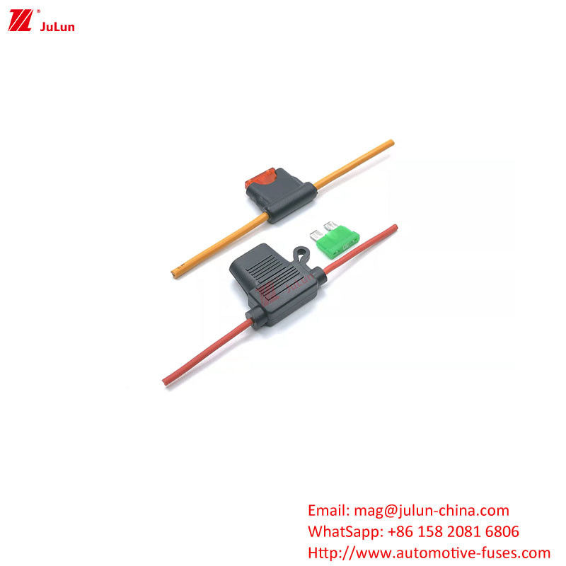 EU UL Standar Truck / Energy / Bus Fuse Holder Rating Current 5A/100A Cocok untuk Perlindungan Sirkuit Elektronik Otomotif