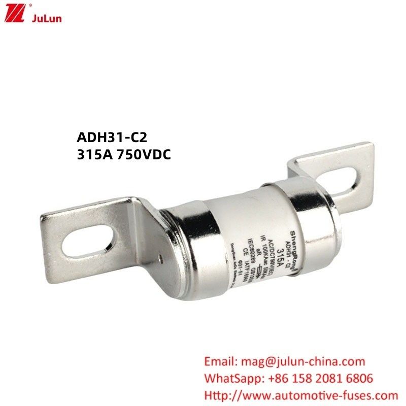 ADH31-C2 750VDC 10KV 50A-400A Fuse Tegangan Tinggi Dengan Nominasi Arus Untuk Peralatan Listrik