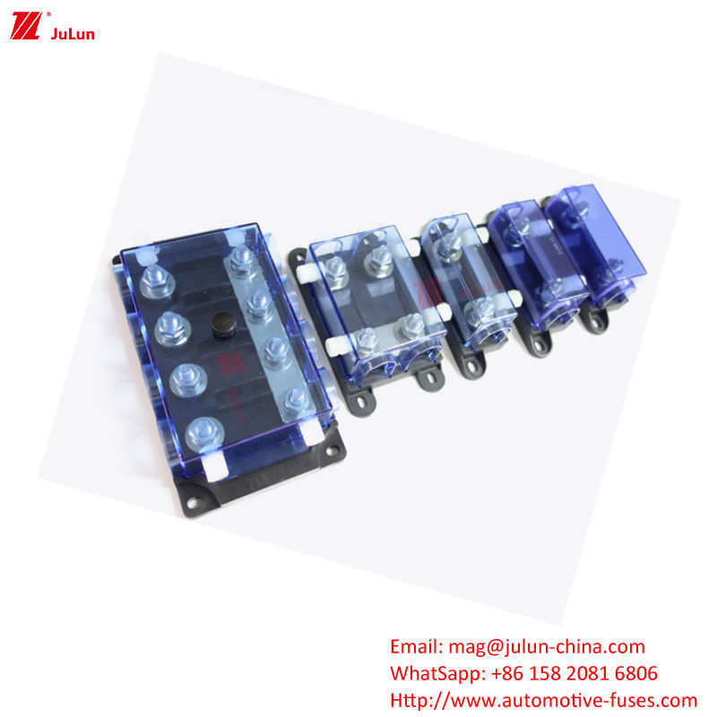 Pemasok Medium And Large Porous Plug Type Fuse Holder Untuk Fuse Mobil ANM Hitam Merah