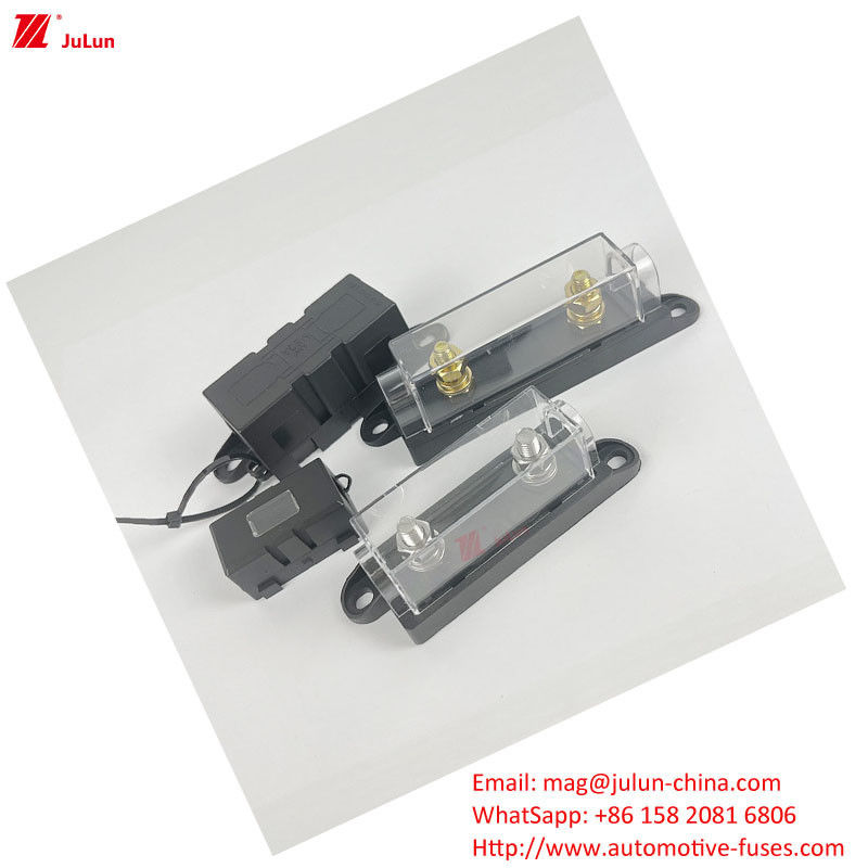 Maksimum arus ANM Kotak Auto Fuse 500A Kursi PA PA66 PP Terminal Kuningan kaleng