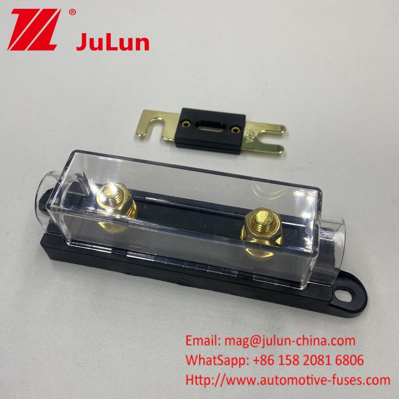 M6 M8 M10 Fuse Holder Untuk ANS Fuse 72VDC Disesuaikan Dengan Logo Pelanggan