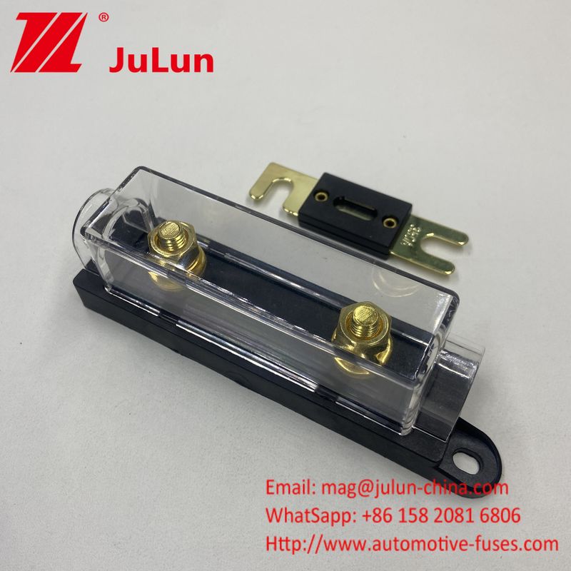 50 amp Aut Anl Fork Fuse Mobil Dengan Pemegang Custom Logo Pelanggan Dapat Disesuaikan