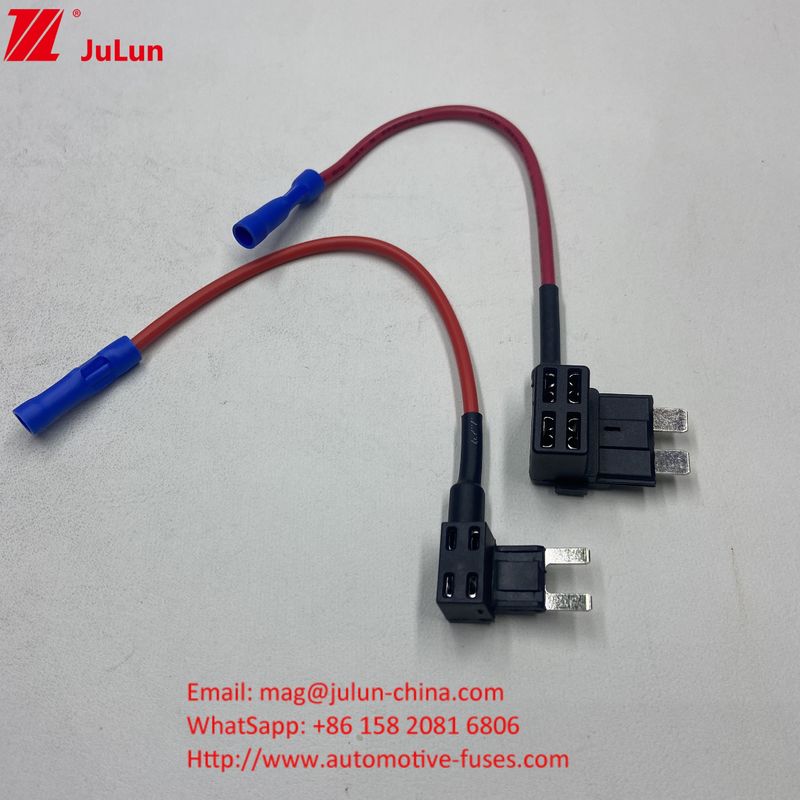 F3A 5A 10A 15A Fuse Tap 16AWG Mobil Tambahkan sirkuit ACU Blade Fuse Adapter dengan pemegang sekering untuk mobil Truk