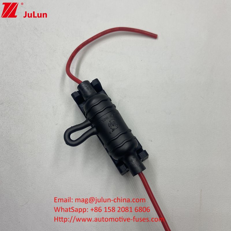 Pemegang Kotak 6*30 LED Lampu Luar Ruang Ur Inline 5x20 Tabung Kaca Tahan Air Di Saluran Sekerjataan