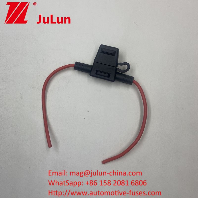 12V Automotive ATC Car Blade Fuse HolderTap In Line Mini Fuse Holder dengan 10 Gauge Wire
