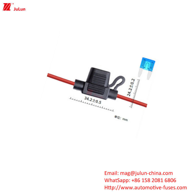 Pemegang sekering colokan mobil, pemegang sekering colokan sabuk, besar, menengah, pemegang sekering mobil tahan air