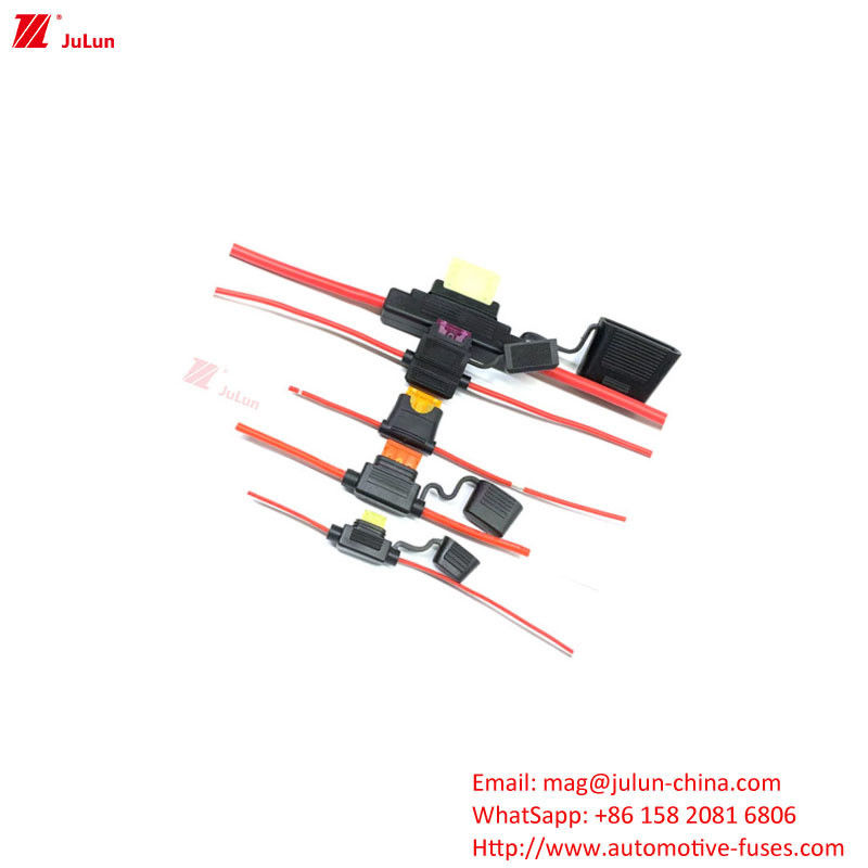 Mobil Insert Fuse Holder, Mobil Waterproof Fuse Holder, Wire Harness Fuse Box, Material kontak adalah tembaga kaleng