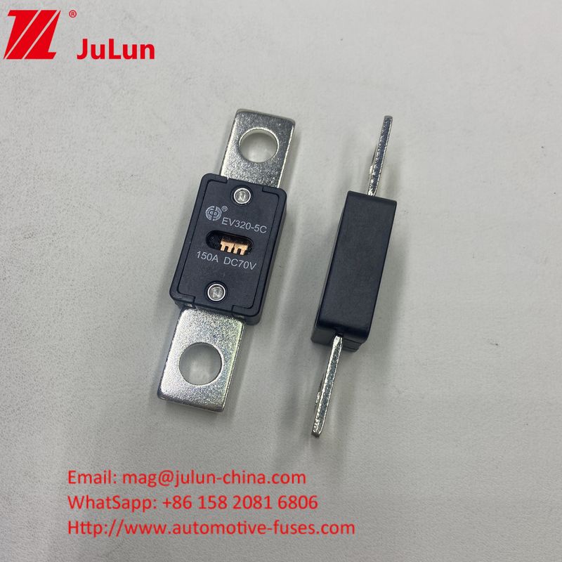 6KA Kapasitas Pemutus Kendaraan Listrik Fuse Mobil Untuk Perlindungan EV DC Fuse Untuk EV HEV