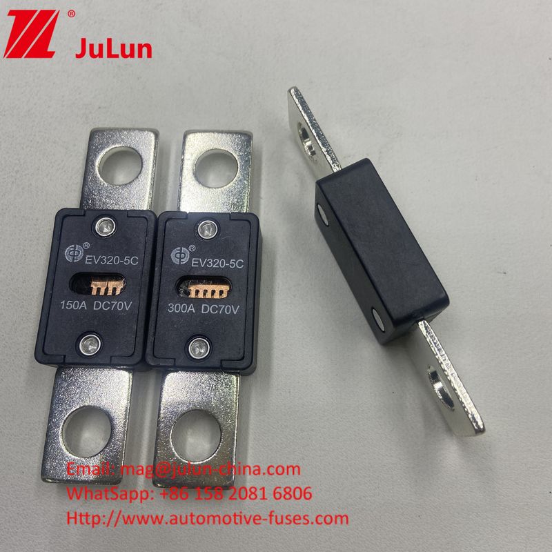 EV320-5C 500A 70VDC SINOFUSE GB/T31465.5-2015 Sertifikasi Portable EV Charger Fuse dengan DC Fuse untuk EV HEV Protection