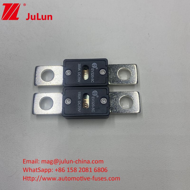 EV320-5X 80A 70VDC SINOFUSE Fuse Keramik Otomotif Ukuran Kecil Perlindungan Sirkuit Singkat Tembaga Perak Kuarsa Pasir Emas