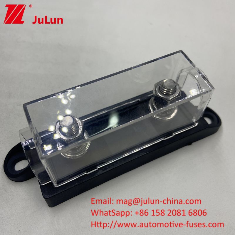 40A 50A 60A 70A 80A 100A 200A 250A 300A 400A 500A ANM Mega Bolt-Down Auto Fuse Holder Block Dengan Tutup Isolasi yang Jelas